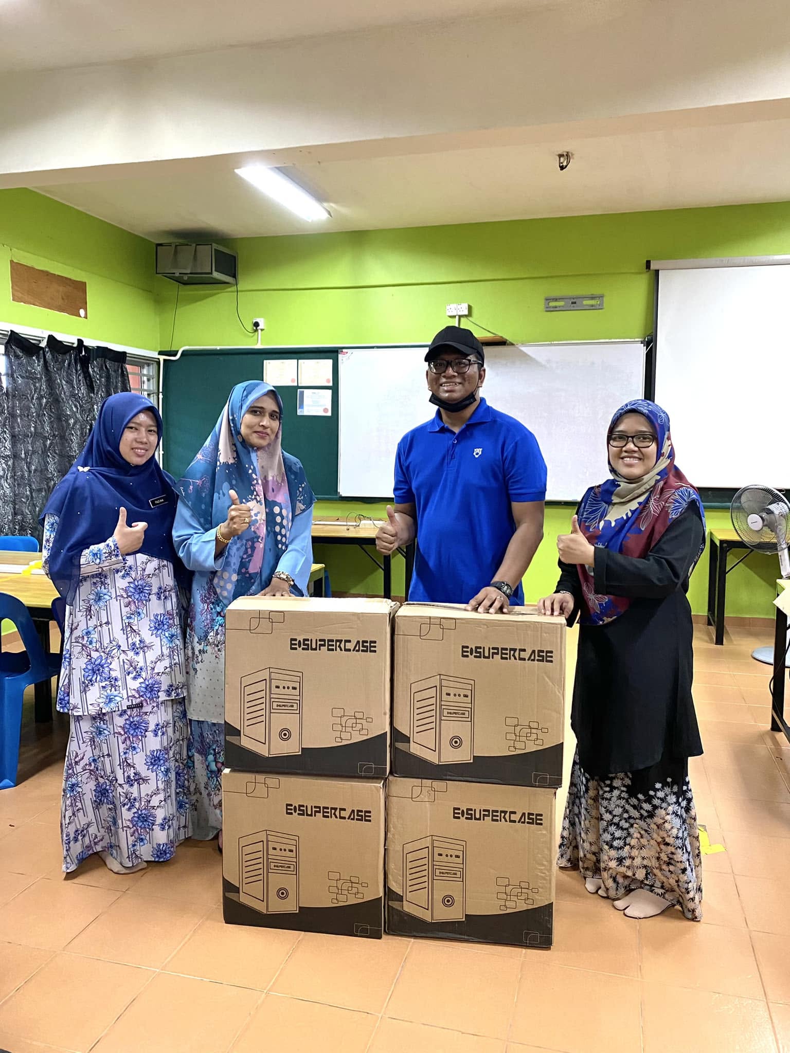 Setup PC Pejabat untuk Kolej Vokasional Kangar