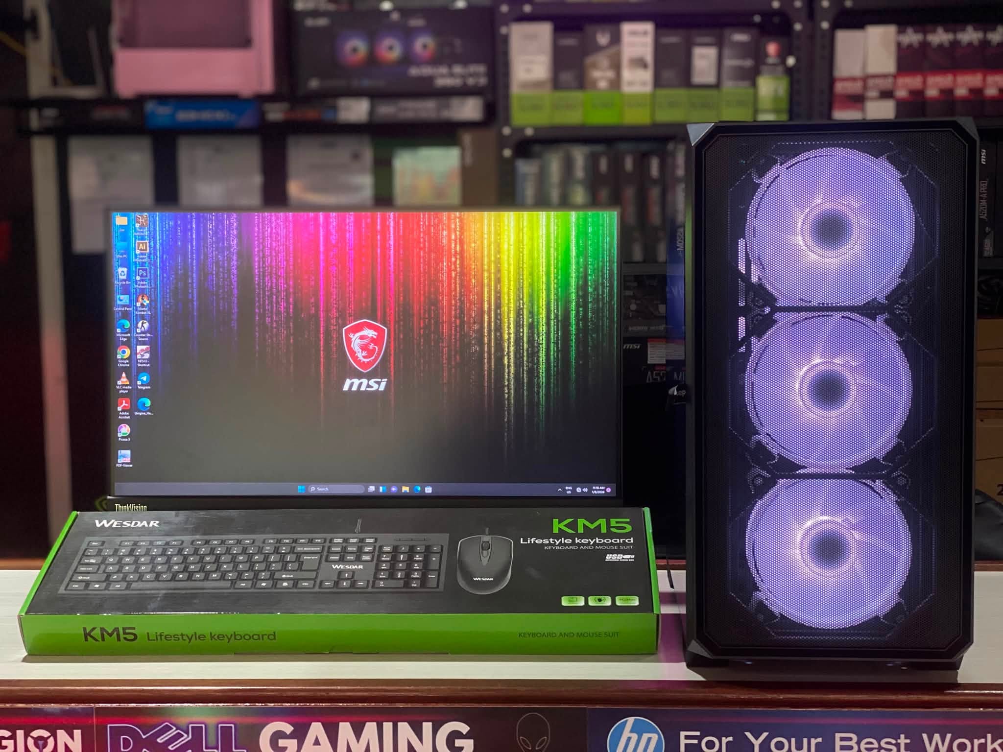 🔥READY STOCK🔥FULL SET CUSTOM PC GAMING INTEL
