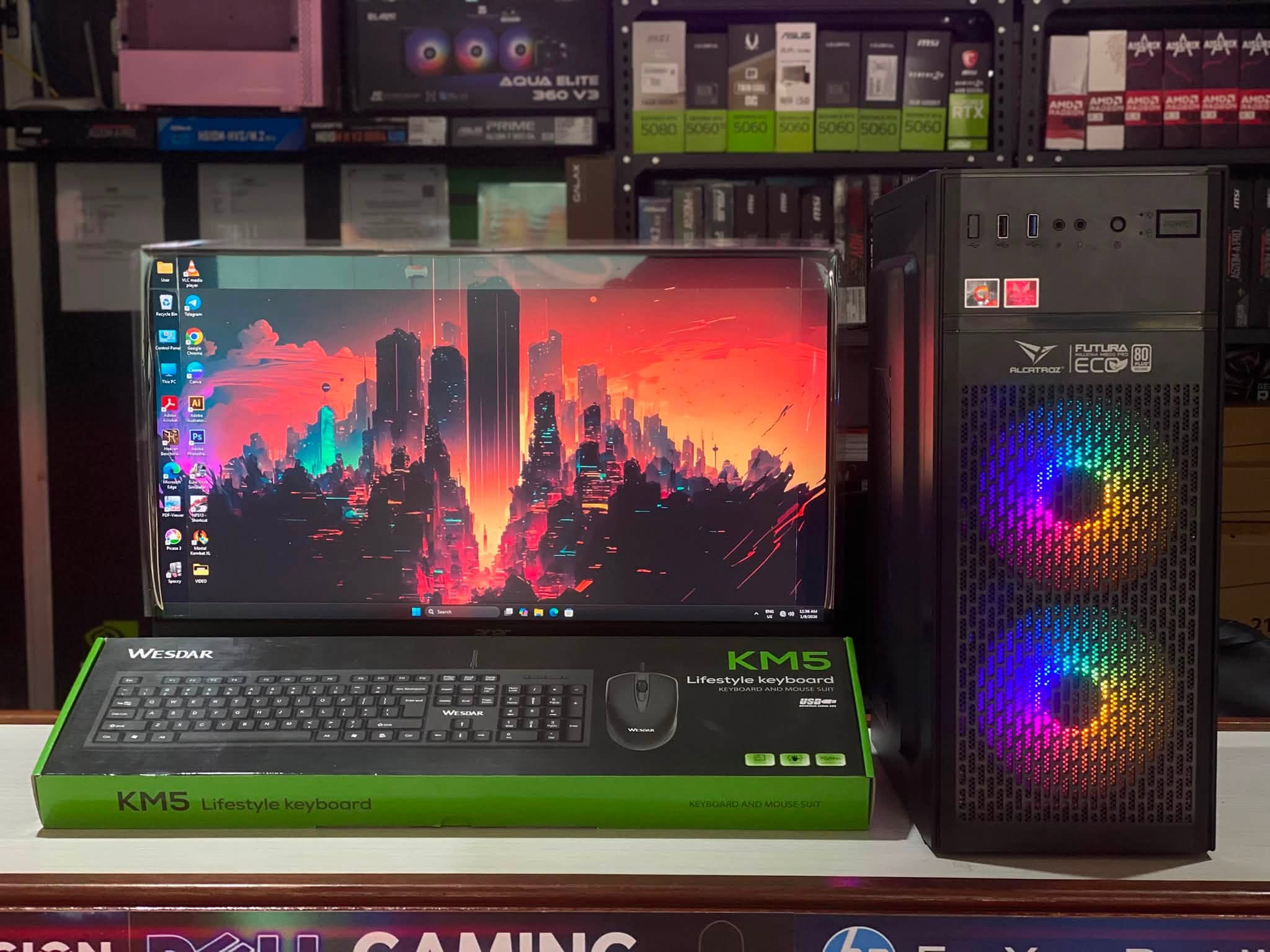 🔥READY STOCK🔥FULL SET PC OFFICE RYZEN